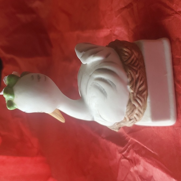 Vintage  Wilton 1972 Cake Topper Stork on Nest " Guess What " - Picture 3 of 6